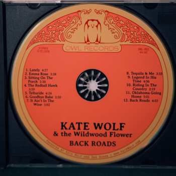 CD Kate Wolf: Back Roads