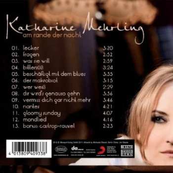 CD Katharine Mehrling: Am Rande Der Nacht