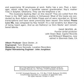 CD Kay Starr: Kay Starr In The 1940s (1947)