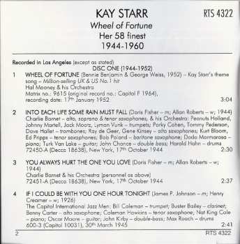 2CD Kay Starr: Wheel Of Fortune - Her 58 Finest 1944-1960