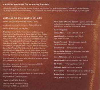 2CD K.C. Accidental: Captured Anthems For An Empty Bathtub + Anthems For The Could've Bin Pills