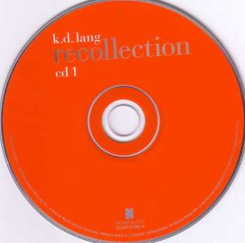 2CD k.d. lang: Recollection