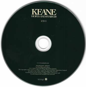 3CD/SP/Doos Keane: Hopes And Fears 20 DLX | LTD