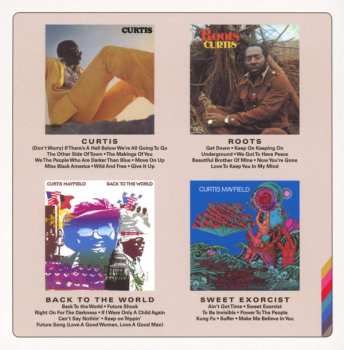 4CD/Doos Curtis Mayfield: Keep On Keeping On: Curtis Mayfield Studio Albums 1970-1974