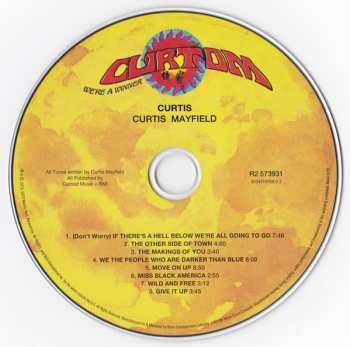 4CD/Doos Curtis Mayfield: Keep On Keeping On: Curtis Mayfield Studio Albums 1970-1974
