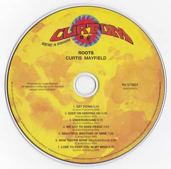 4CD/Doos Curtis Mayfield: Keep On Keeping On: Curtis Mayfield Studio Albums 1970-1974