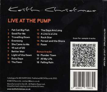 CD Keith Christmas: Live At The Pump