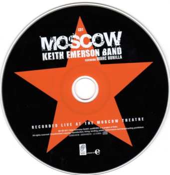 2CD Keith Emerson Band: Moscow