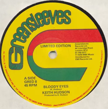 Keith Hudson: Bloody Eyes