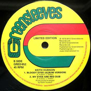 LP Keith Hudson: Bloody Eyes LTD