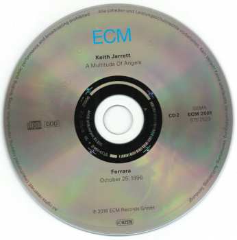 4CD/Doos Keith Jarrett: A Multitude Of Angels