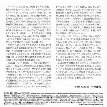 CD Keith Jarrett: Eyes Of The Heart LTD