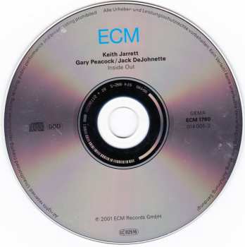 CD Jack DeJohnette: Inside Out