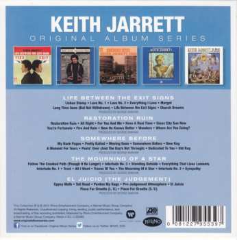 5CD/Doos Keith Jarrett: Original Album Series