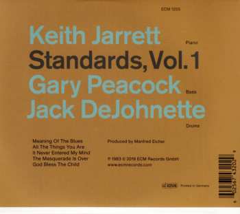 CD Jack DeJohnette: Standards, Vol. 1