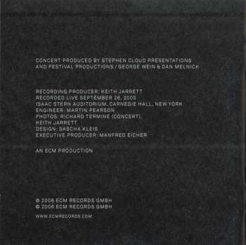 2CD Keith Jarrett: The Carnegie Hall Concert