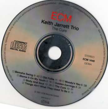 CD Keith Jarrett Trio: The Cure