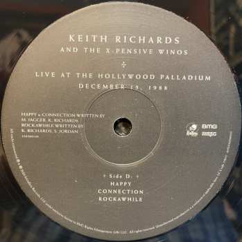 2LP Keith Richards And The X-Pensive Winos: Live At The Hollywood Palladium December 15, 1988