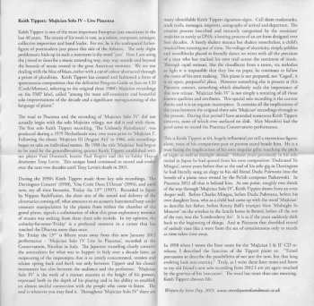 CD Keith Tippett: Mujician Solo IV (Live In Piacenza) LTD | NUM