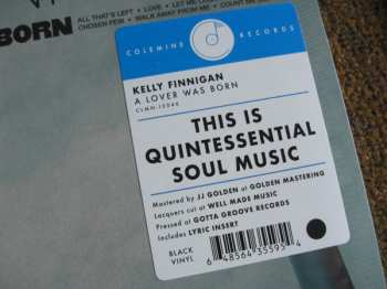 LP Kelly Finnigan: A Lover Was Born