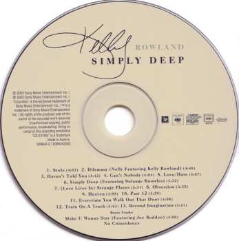 CD Kelly Rowland: Simply Deep