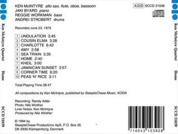 CD Ken McIntyre: Home