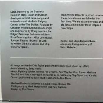 2CD Kendel Carson: The Lost Tapes Of Suzanna Hamilton With The Calgary Sessionss