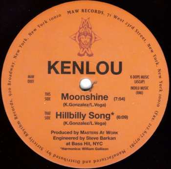 LP Kenlou: Moonshine / Hillbilly Song