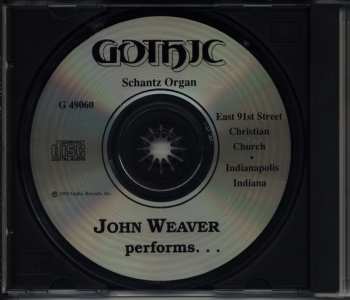 CD Johann Sebastian Bach: John Weaver performs....