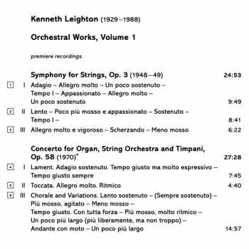 CD Richard Hickox: Orchestral Works, Volume 1