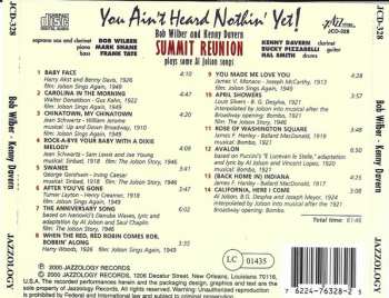 CD Kenny Davern: You Ain't Heard Nothin' Yet! - Summit Reunion Plays Some Al Jolson Songs