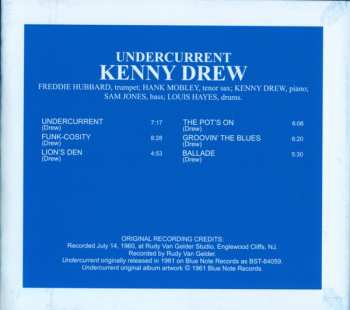 CD Kenny Drew: Undercurrent