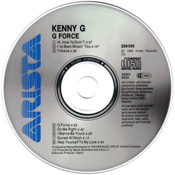 CD Kenny G: G Force