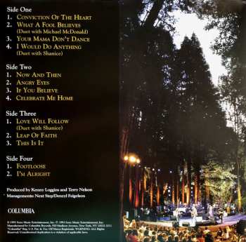 2LP Kenny Loggins: Outside (From The Redwoods) LTD | CLR