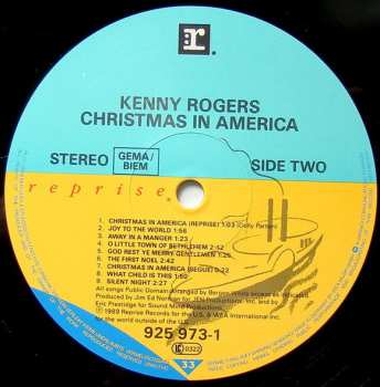 LP Kenny Rogers: Christmas In America LTD | CLR