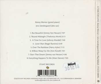 CD Kenny Werner: A Time For Love (Kenny Werner / Jens Søndergaard  Play Ballads)