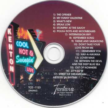 CD Stan Kenton And His Orchestra: Cool Hot & Swingin' (Live)