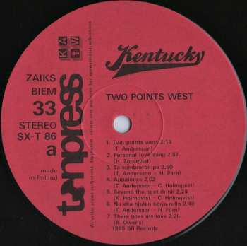 LP Kentucky: Two Points West