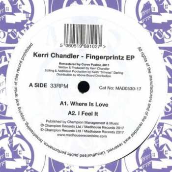 LP Kerri Chandler: Fingerprintz EP