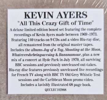 9CD/Doos/Blu-ray Kevin Ayers: All This Crazy Gift Of Time (The Recordings 1969-1973) LTD