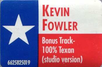 CD Kevin Fowler: Live At Billy Bob's Texas