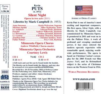 2CD Kevin Puts: Silent Night