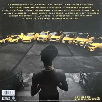 2LP Key Glock: Yellow Tape 2 CLR | LTD