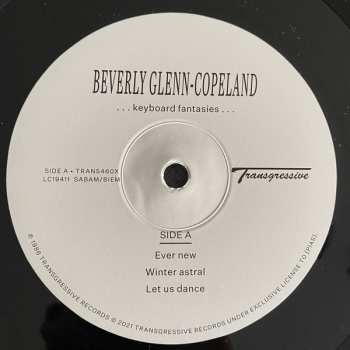 LP Beverly Glenn-Copeland: ...Keyboard Fantasies...