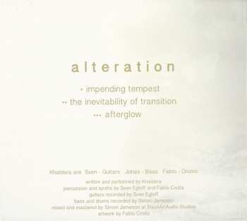 CD Khaldera: Alteration
