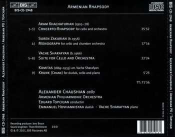CD Aram Khatchaturian: Armenian Rhapsody