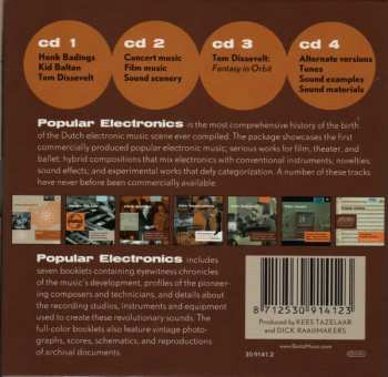 4CD/Doos Henk Badings: Popular Electronics: Early Dutch Electronic Music From Philips Research Laboratories (1956 - 1963)