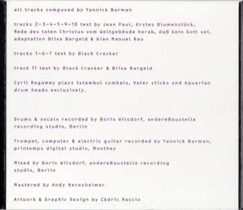 CD Blixa Bargeld: Eng, Düster Und Bang