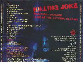 2CD Killing Joke: Malicious Damage - Live At The Astoria 12.10.03