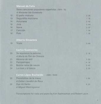 CD Kim Kashkashian: Asturiana: Songs From Spain And Argentina